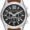 Michael Kors Lexington Black Dial Chronograph MK8456 Mens Watch