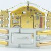 Swatch Skin Tri Gold Quartz SFK240A Women's Watch