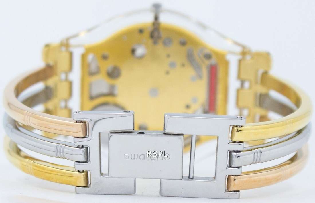 Swatch Skin Tri Gold Quartz SFK240B Women's Watch