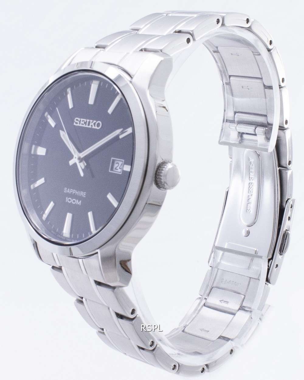 Seiko Neo Classic Quartz Sapphire 100M SGEH41 SGEH41P1 SGEH41P Men's Watch