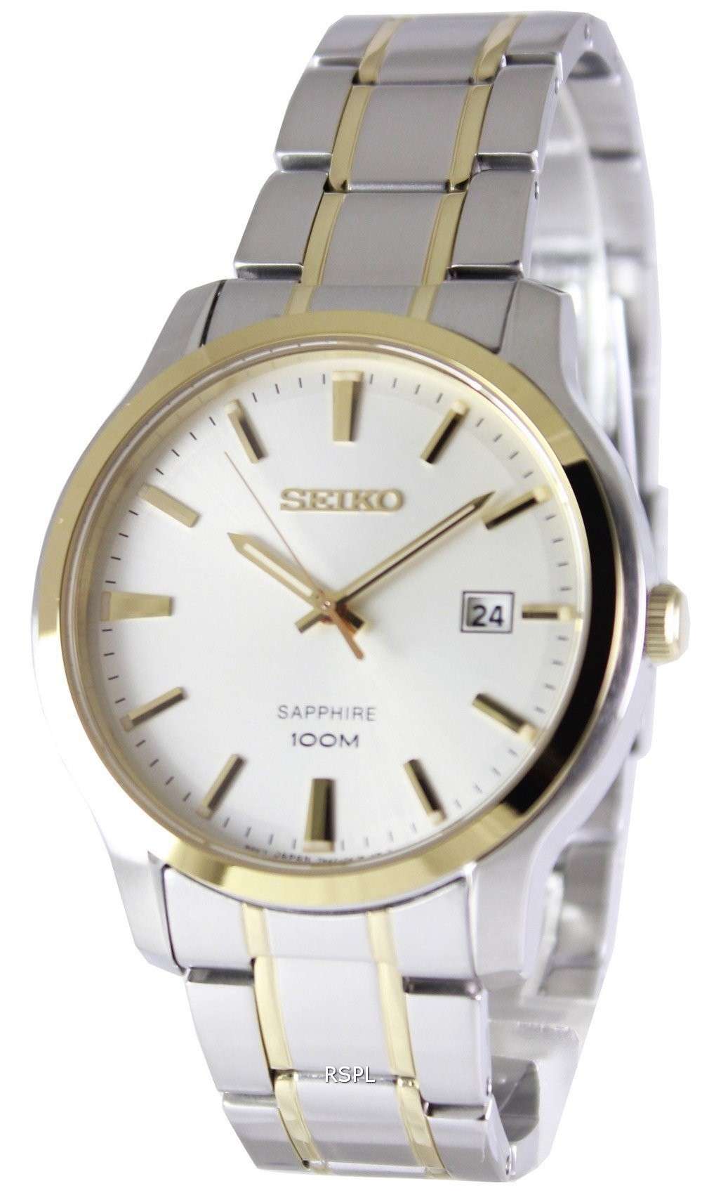 Seiko Neo Classic Quartz Sapphire 100M SGEH42 SGEH42P1 SGEH42P Men's Watch