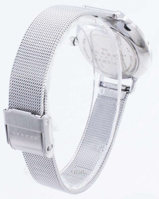 Skagen Anita Silver Dial Swarovski Crystal Mesh Bracelet SKW2149 Womens Watch