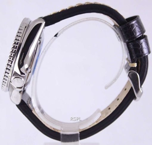 Seiko Automatic Diver's Ratio Black Leather SKX007J1-LS2 200M Men's Watch