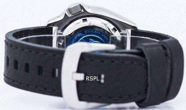 Seiko Automatic Diver's Ratio Black Leather SKX007J1-LS8 200M Men's Watch