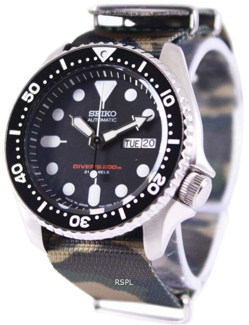 Seiko Automatic Diver's 200M Army NATO Strap SKX007J1-NATO5 Men's Watch