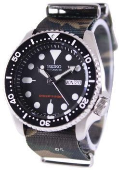 Seiko Automatic Diver's 200M Army NATO Strap SKX007K1-NATO5 Men's Watch