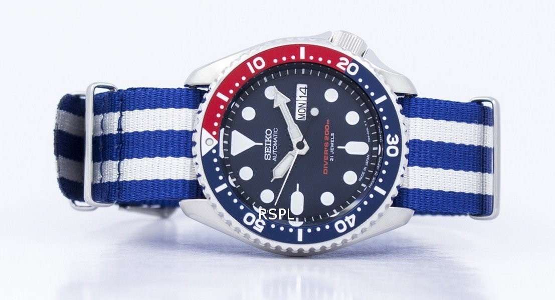 Seiko Automatic Divers 200M NATO Strap SKX009J1-NATO2 Mens Watch -  Zetamarket