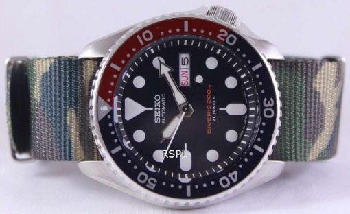 Seiko Automatic Diver's 200M Army NATO Strap SKX009J1-NATO5 Men's Watch