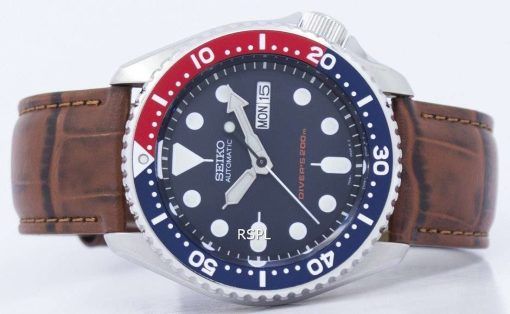 Seiko Automatic Diver's 200M Ratio Brown Leather SKX009K1-LS7 Men's Watch