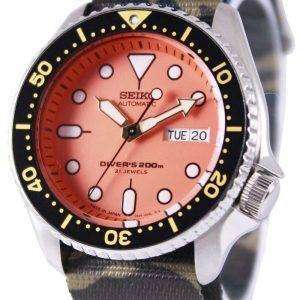 Seiko Automatic Diver's 200M Army NATO Strap SKX011J1-NATO5 Men's Watch