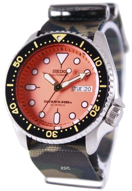 Seiko Automatic Diver's 200M Army NATO Strap SKX011J1-NATO5 Men's Watch