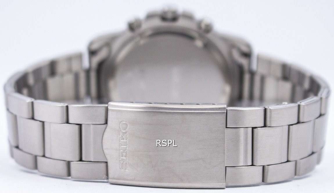 Seiko Titanium Alarm Chronograph SNA107 SNA107P1 SNA107P Mens Watch