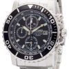 Seiko Alarm Chronograph SNA225P1 SNA225P SNA225 Mens Watch