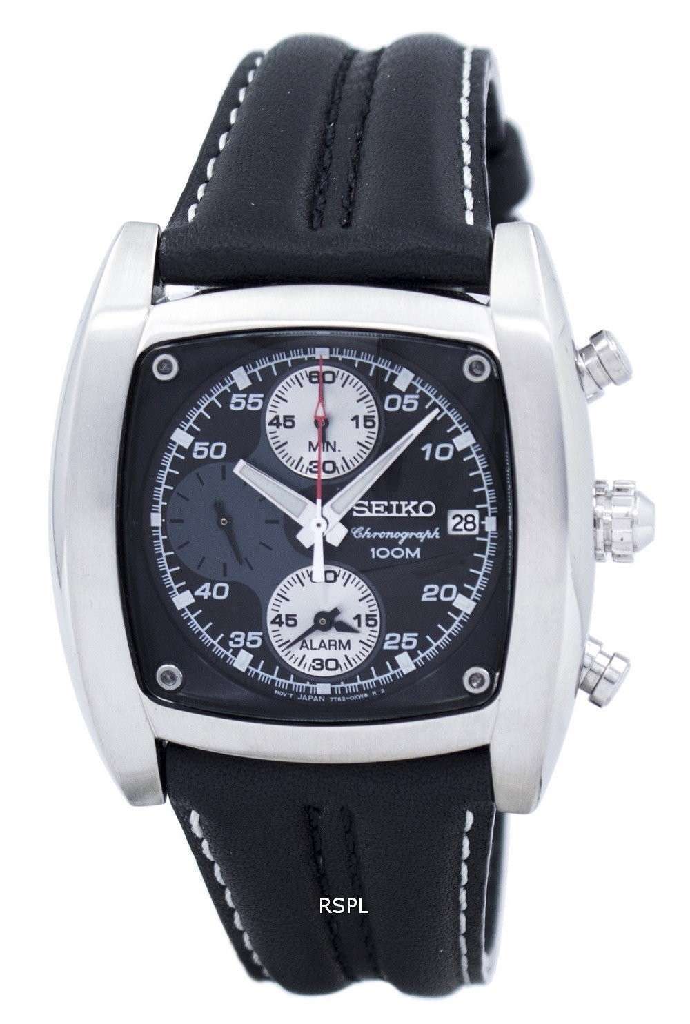 Seiko Chronograph Alarm Quartz SNAB03 SNAB03P1 SNAB03P Men's Watch