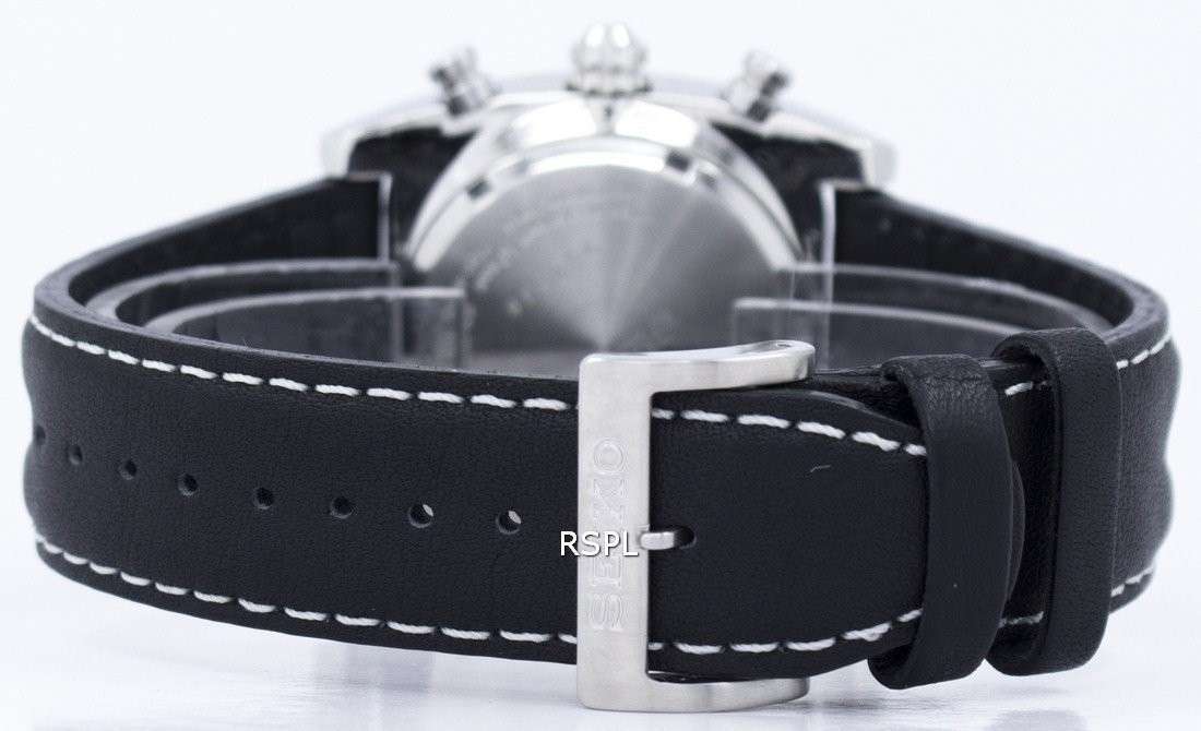 Seiko Chronograph Alarm Quartz SNAB03 SNAB03P1 SNAB03P Men's Watch