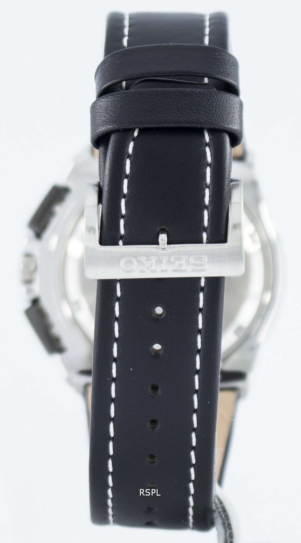 Seiko Quartz Chronograph Alarm SNAB11 SNAB11P1 SNAB11P Men's Watch