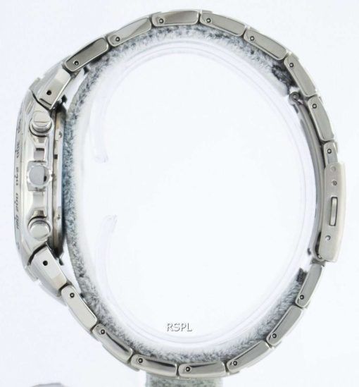 Seiko Titanium Chronograph Quartz Alarm Tachymeter SNAB91 SNAB91P1 SNAB91P Men's Watch