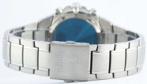 Seiko Titanium Chronograph Quartz Alarm Tachymeter SNAB91 SNAB91P1 SNAB91P Men's Watch