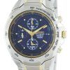 Seiko Titanium Chronograph Quartz Alarm Tachymeter SNAB93 SNAB93P1 SNAB93P Men's Watch