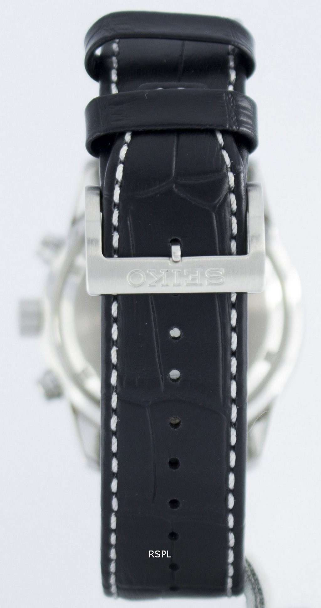 Seiko Quartz Alarm Chronograph Tachymeter SNAC13 SNAC13P1 SNAC13P Men's Watch