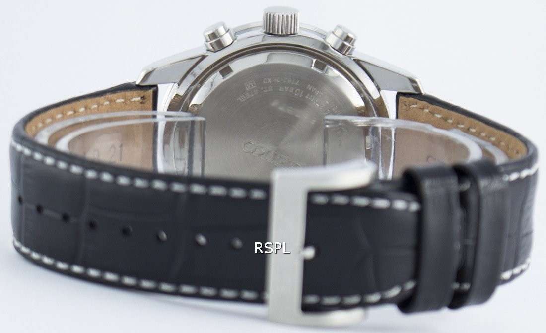 Seiko Quartz Alarm Chronograph Tachymeter SNAC13 SNAC13P1 SNAC13P Men's Watch