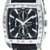 Seiko Quartz Alarm Chronograph Tachymeter SNAC29 SNAC29P1 SNAC29P Men's Watch