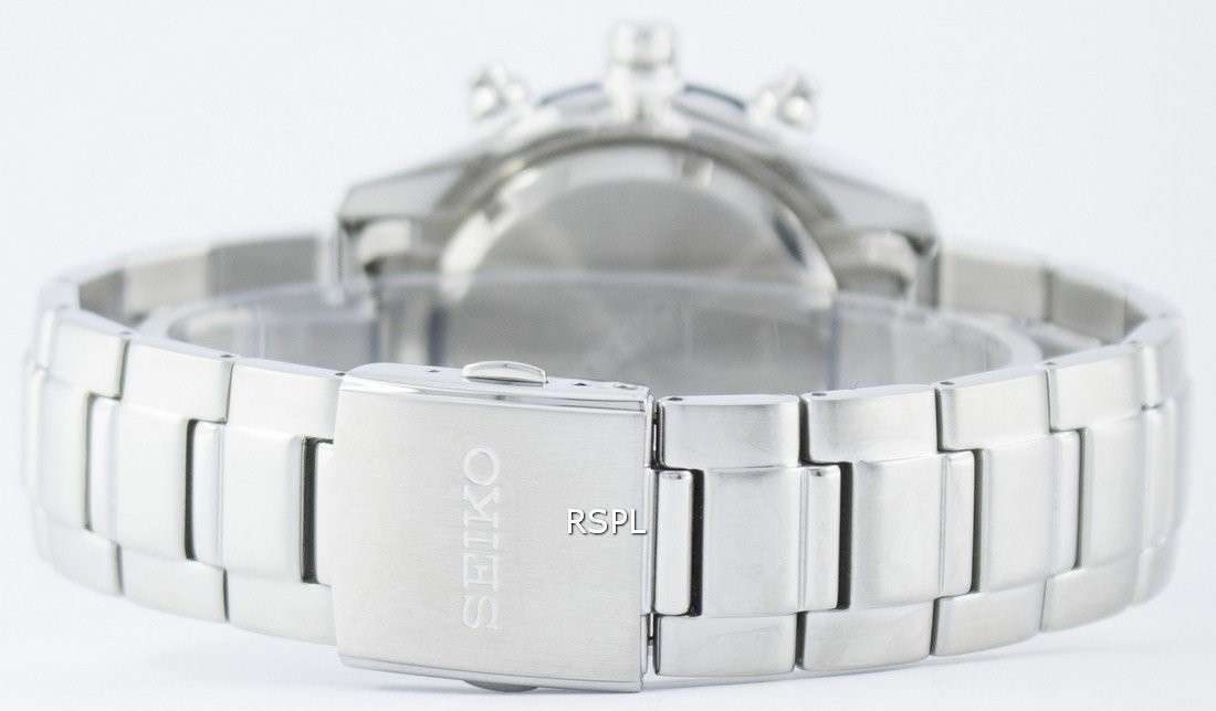Seiko Quartz Alarm Chronograph Tachymeter SNAC89 SNAC89P1 SNAC89P Men's Watch