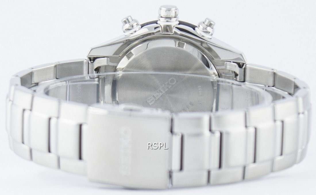 Seiko Quartz Alarm Chronograph Tachymeter SNAC89 SNAC89P1 SNAC89P Men's Watch