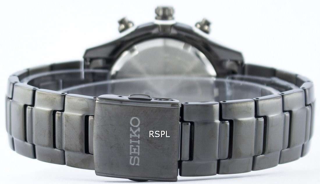 Seiko Quartz Alarm Chronograph Tachymeter SNAC91 SNAC91P1 SNAC91P Men's Watch