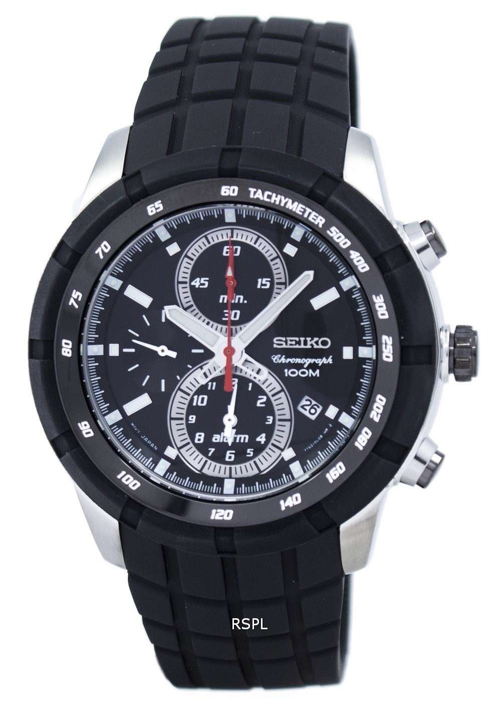 Seiko Alarm Chronograph SNAD95 SNAD95P1 SNAD95P Mens Watch