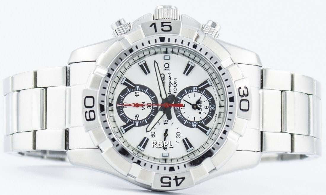 Seiko Quartz Alarm Chronograph SNAE23 SNAE23P1 SNAE23P Men's Watch
