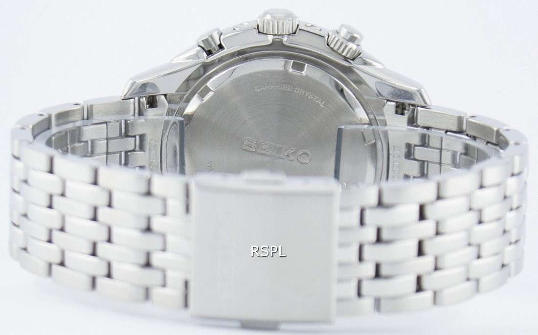Seiko Quartz Alarm Chronograph SNAE51 SNAE51P1 SNAE51P Men's Watch