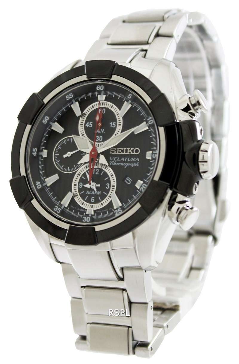Seiko Velatura Alarm Chronograph SNAF39P1 SNAF39P Mens Watch Zetamarket