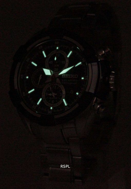 Seiko Velatura Alarm Chronograph SNAF39 SNAF39P1 SNAF39P Men's Watch