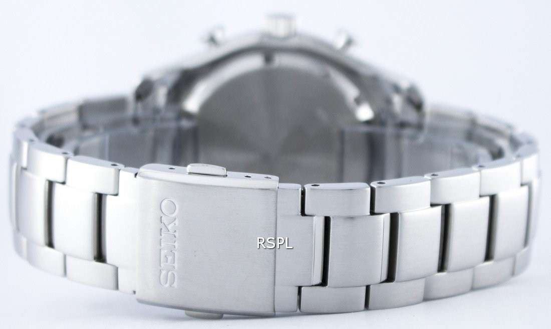 Seiko Chronograph Quartz Alarm SNAF63 SNAF63P1 SNAF63P Men's Watch