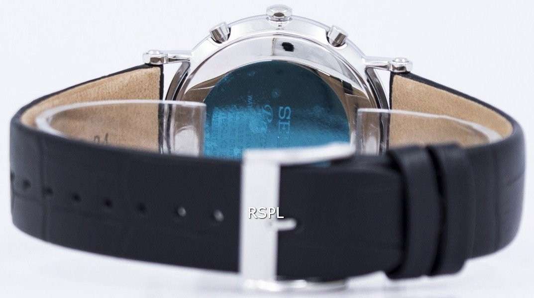 Seiko Premier Chronograph Quartz Alarm SNAF77 SNAF77P1 SNAF77P Men's Watch