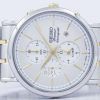 Seiko Premier Chronograph Quartz Alarm SNAF80 SNAF80P1 SNAF80P Men's Watch
