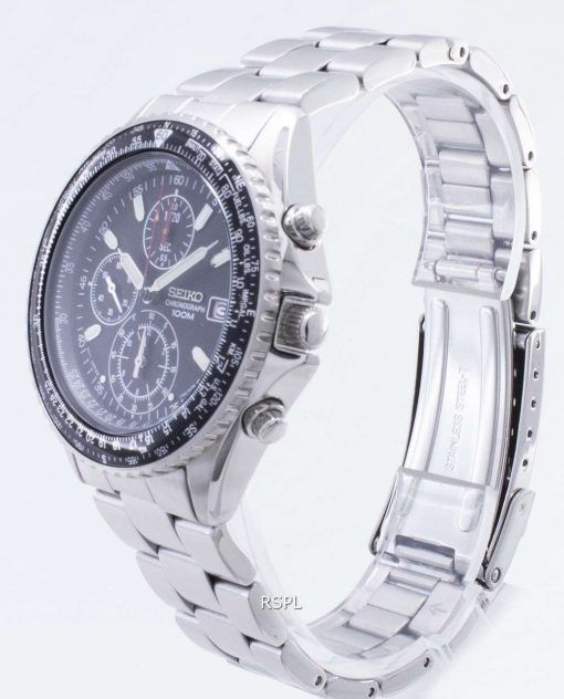 Seiko Flightmaster Pilot Slide Rule Chronograph SND253 SND253P1 SND253P Men's Watch