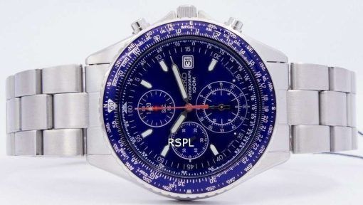 Seiko Flightmaster Pilot Slide Rule Chronograph SND255 SND255P1 SND255P Men's Watch