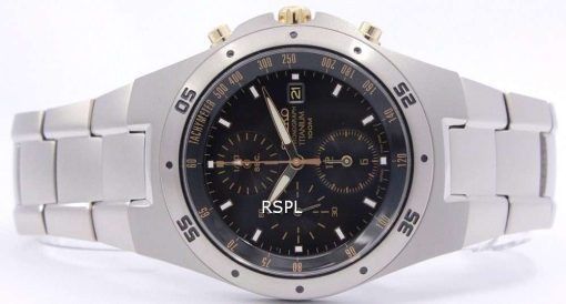 Seiko Titanium Two-tone Chronograph SND451 SND451P1 SND451P Men's Watch