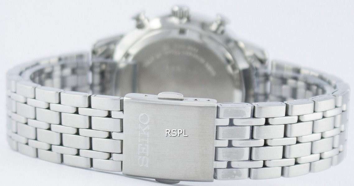 Seiko Quartz Chronograph Tachymeter SND717 SND717P1 SND717P Men's Watch