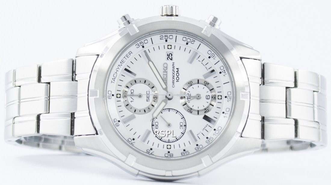 Seiko Quartz Chronograph Tachymeter SNDC35 SNDC35P1 SNDC35P Men's Watch