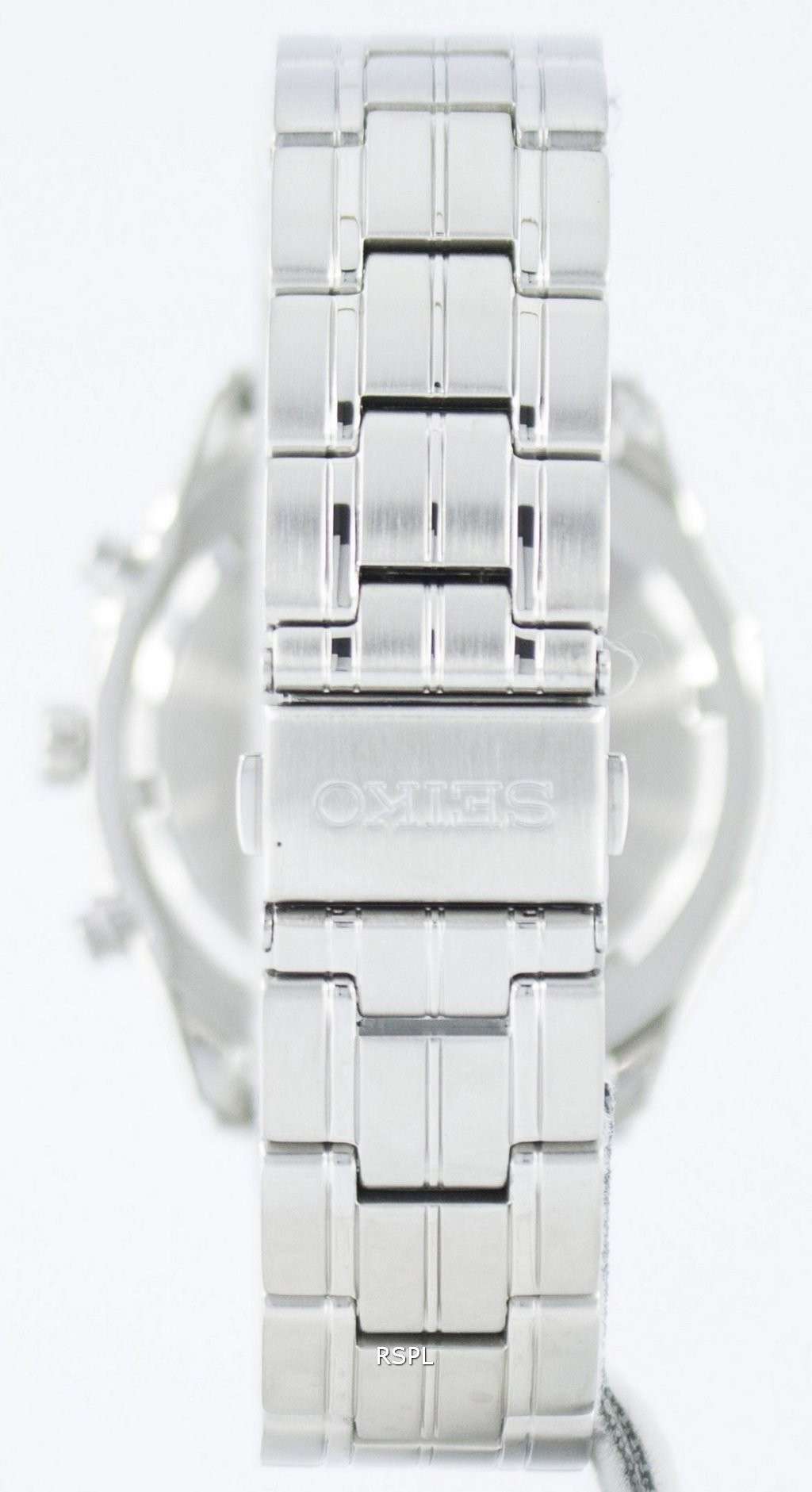 Seiko Quartz Chronograph Tachymeter SNDC37 SNDC37P1 SNDC37P Men's Watch