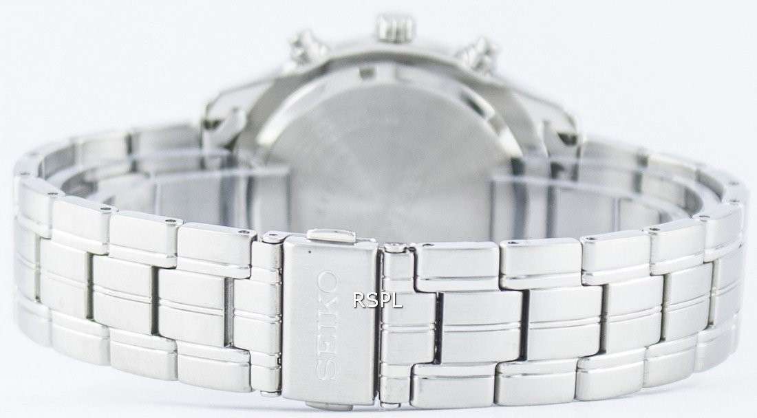 Seiko Quartz Chronograph Tachymeter SNDC37 SNDC37P1 SNDC37P Men's Watch
