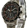 Seiko Chronograph 100M Black Bezel SNDF41P1 SNDF41P Mens Watch