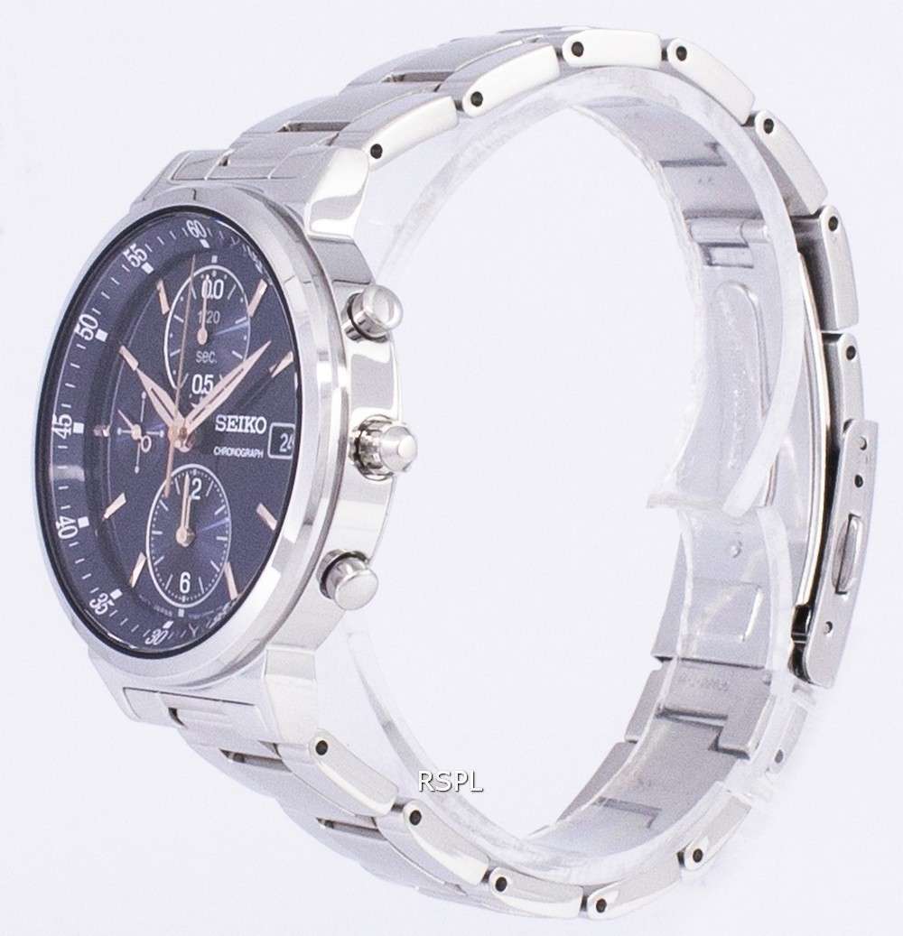 Seiko Chronograph Quartz SNDV21 SNDV21P1 SNDV21P Women's Watch