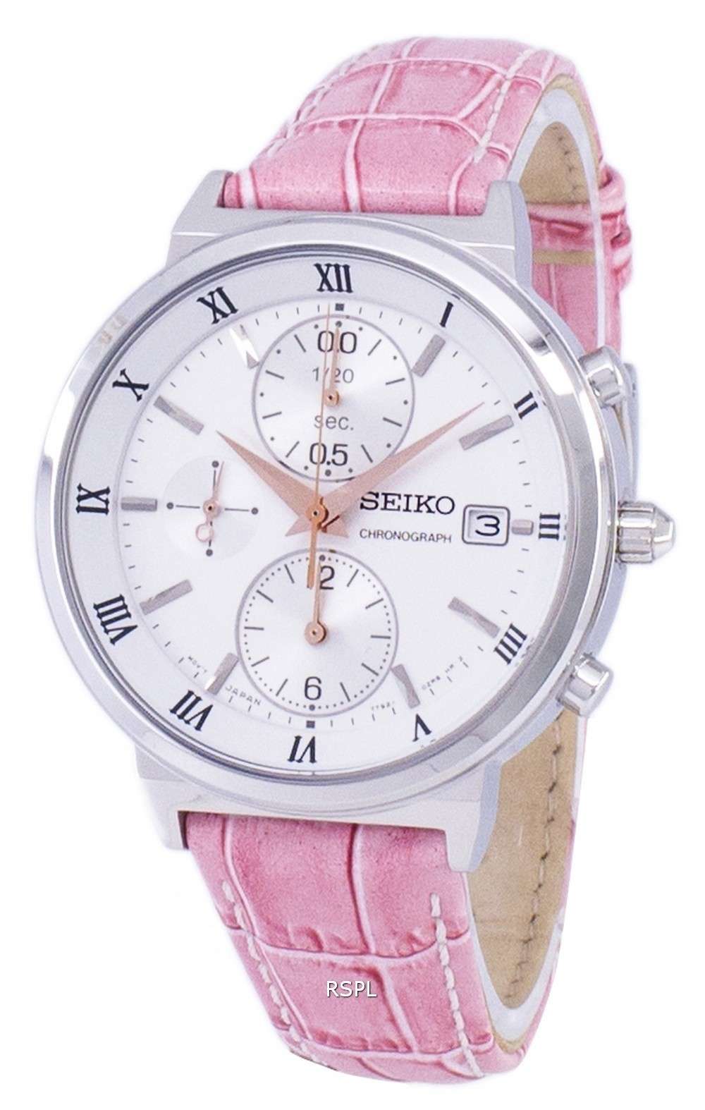 Seiko Chronograph Quartz SNDV35 SNDV35P1 SNDV35P Women's Watch