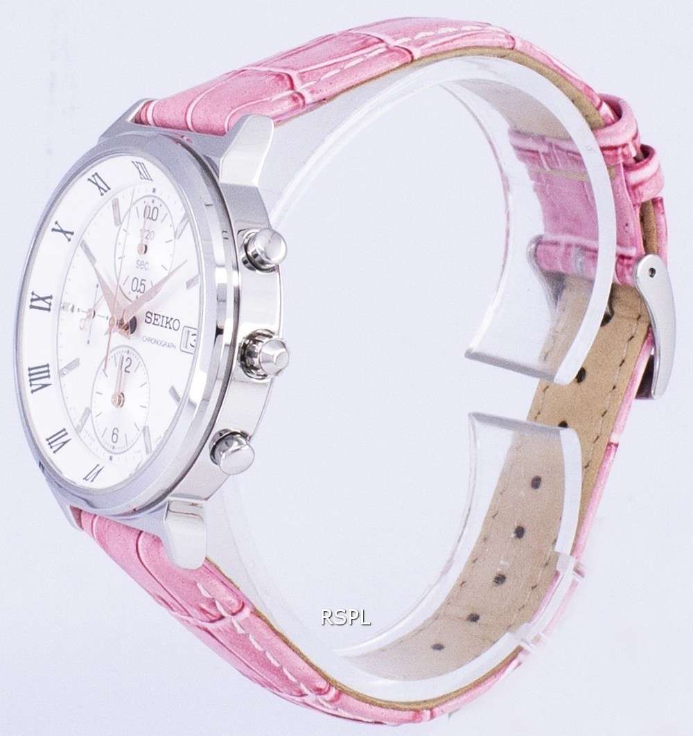 Seiko Chronograph Quartz SNDV35 SNDV35P1 SNDV35P Women's Watch