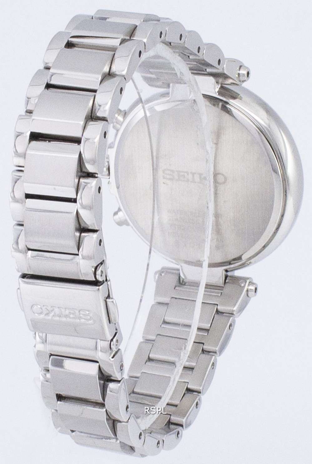 Seiko Chronograph Quartz Diamond Accent SNDV41 SNDV41P1 SNDV41P Women's Watch