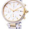 Seiko Chronograph Quartz Diamond Accent SNDV42 SNDV42P1 SNDV42P Women's Watch